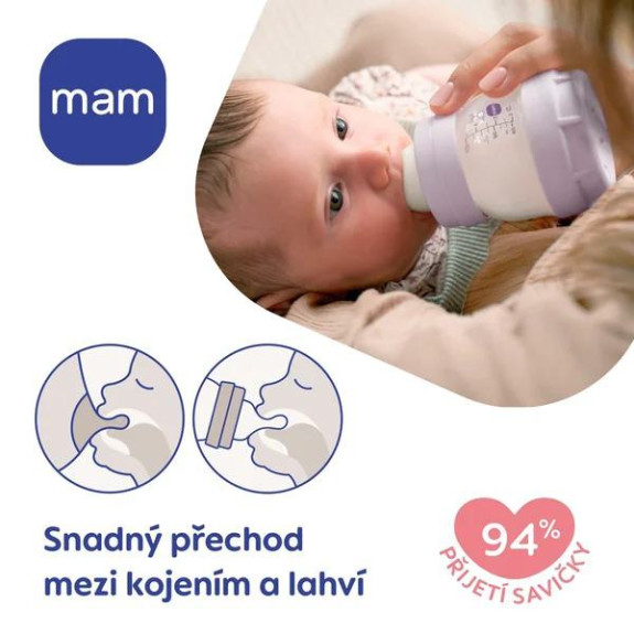 Detská antikoliková fľaša 160 ml Perfect Start 160 ml 0 m+ MAM