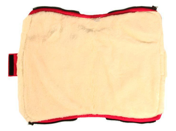 Merino rukávnik na kočík z ovčej/ťavej vlny na zips 30 x 50 cm