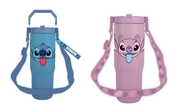 Lilo a Stitch cestovný hrnček s popruhom 880 ml