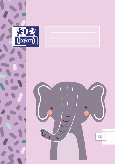 Zošit Oxford Kids 512, A5/10 listov, linajkový, mix Oxford