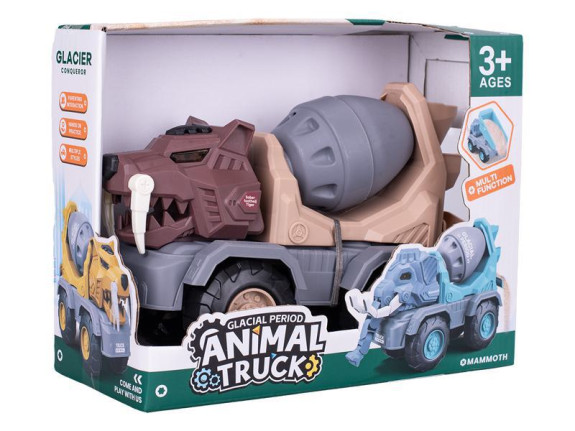 Auto stavebná miešačka/šavlozubý tiger 24 cm pohyblivé časti