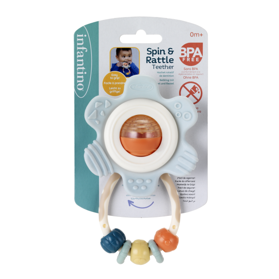 Hrkálka Spin & Rattle Infantino