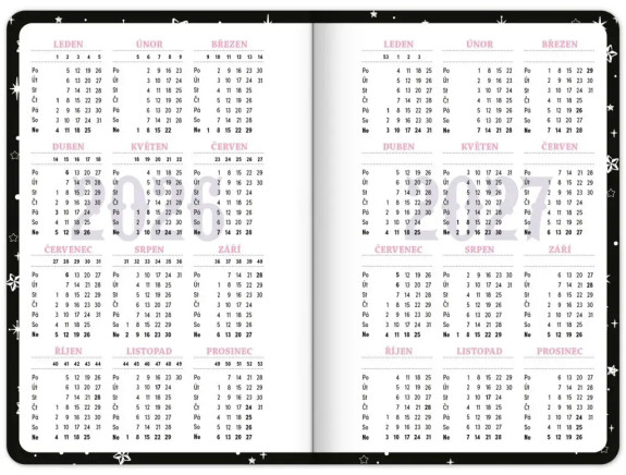 Študentský diár Kuromi (september 2026 – december 2027) Notique