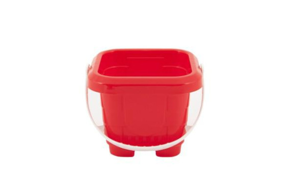 Vedierko na piesok plast 12x9cm 5 farieb 12m+