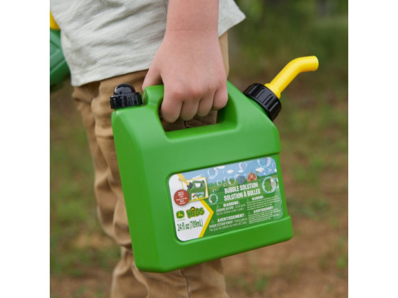 Detský bublifukový fúkač lístia John Deere Kids