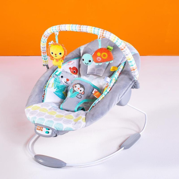 Lehátko vibrujúce s melódiou Whimsical Wild 0 m+ do 9 kg 2019 Bright Starts