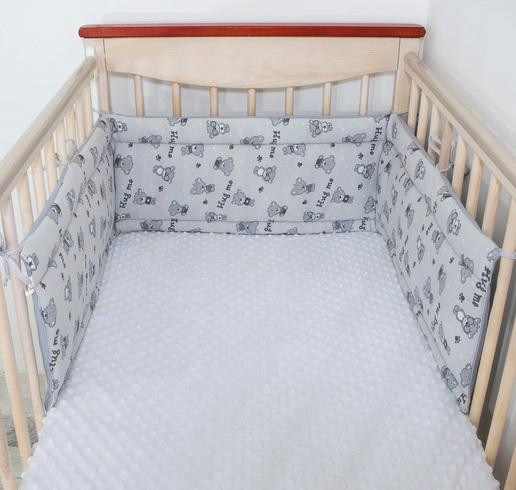 Mantinel do postieľky Teddy bears 28 x 180 cm Esito