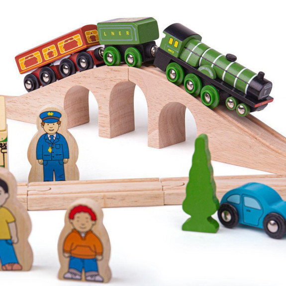 Drevená vláčikodráha Flying scotsman Bigjigs Rail
