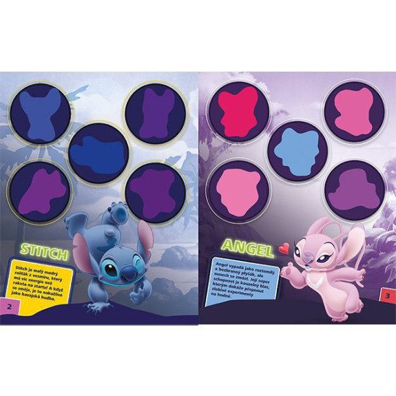 Dolep si svietiace samolepky Lilo & Stitch