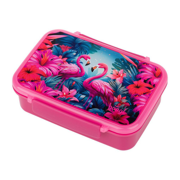 Box na desiatu s priehradkami Flamingo Baagl