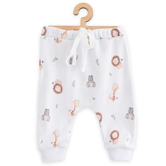 Detské bavlnené nohavice Jogger New Baby For Babies safari
