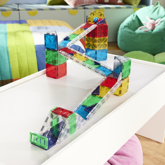 Magnetická stavebnica Rail Racers Deluxe 90 dielov