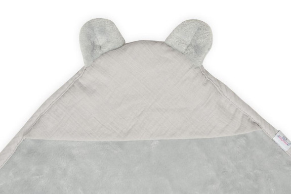 Deka s kapucňou Koala mušelínová 95 x 95 cm Babymatex
