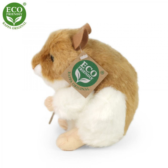 Plyšový škrečok 13 cm ECO-FRIENDLY Rappa