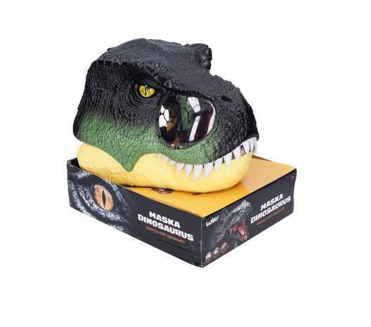 Maska na hlavu dinosaurus s efektmi 28x22x21,5 cm