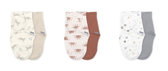 Zavinovačka SwaddleMe™ Uliatka bavlna 2 ks 0,5 Tog 0 - 3 m Ingenuity