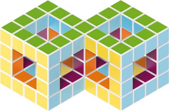 Geomag Magicube Art 64 dielikov