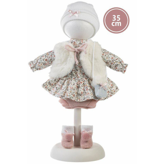 Realistická bábika Elena s mäkkým látkovým telom 35 cm Llorens