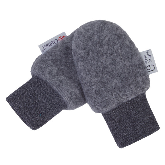 Rukavice Fleece bambus bez palca Outlast® tm.sivý melír/bielosivý melír Veľ. 1 Little Angel