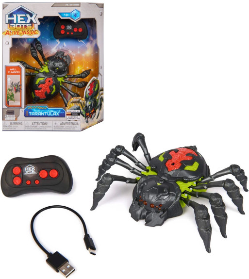 Hex Bots RC tarantula lezúca po stenách Spin Master