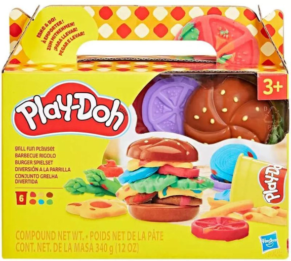 Malé lahôdky hamburger Play-Doh