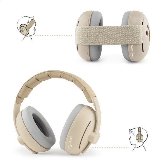 Detské chrániče sluchu 2v1 Earmuffs Zazu