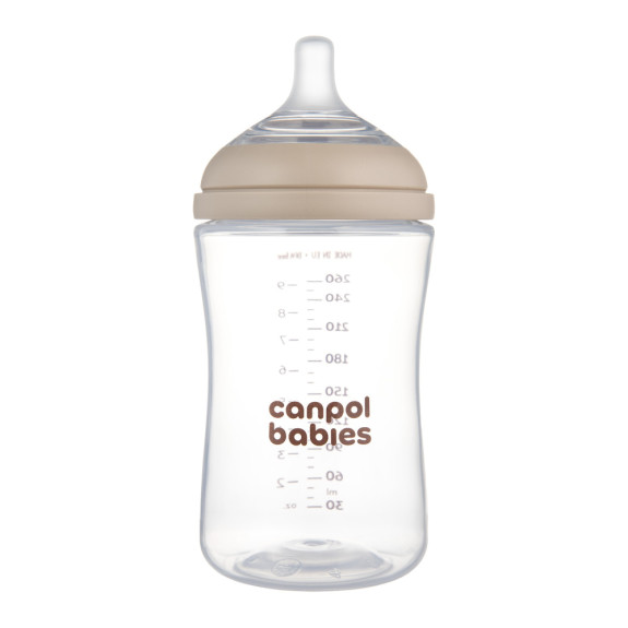 Fľaša antikoliková Natural Shape 260 ml Canpol babies