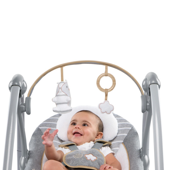 Cestovná hojdačka s melódiou Bella Teddy™ 0 m+ do 9 kg Ingenuity