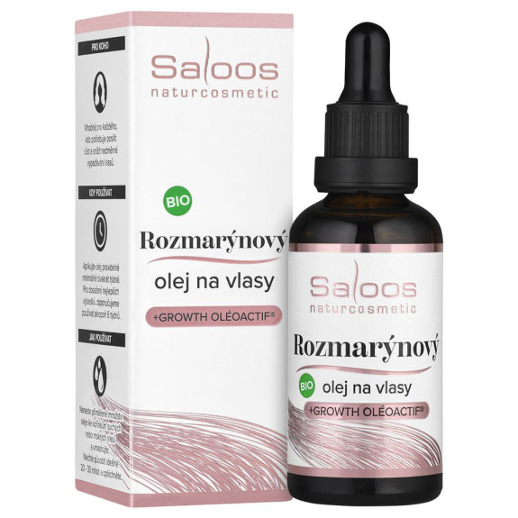 Bio Rozmarínový olej na vlasy 50 ml Saloos
