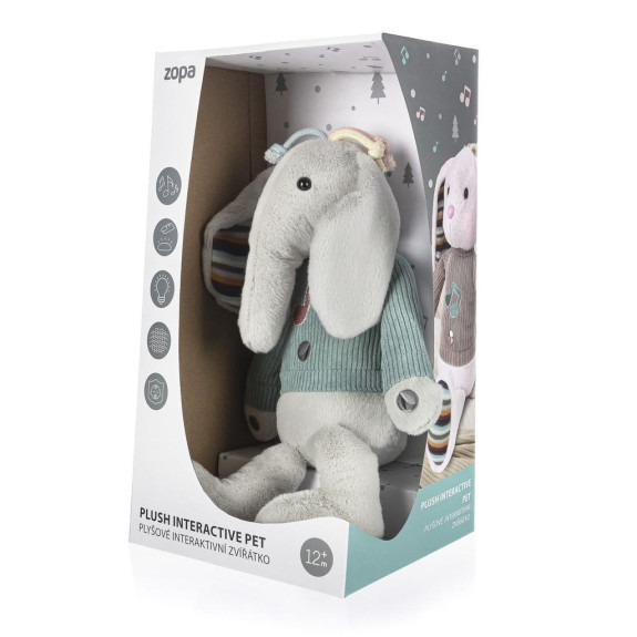 Plyšový interaktívny parťák Elephant