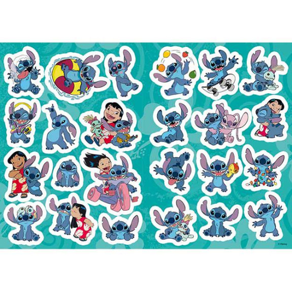 Maľovanky A4 so samolepkami Lilo & Stitch