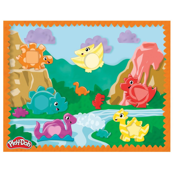 Play-Doh Tvary a farby Dino