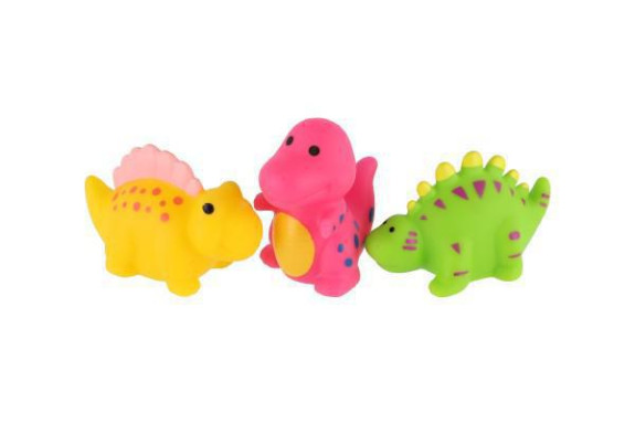 Striekací dinosaurus 3 ks do vody