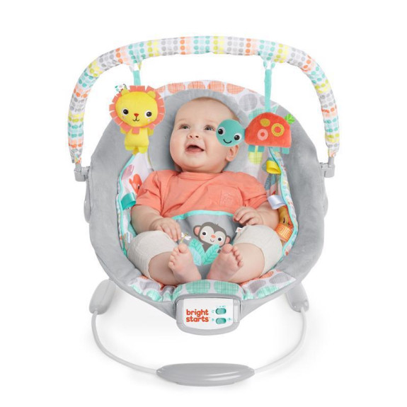 Lehátko vibrujúce s melódiou Whimsical Wild 0 m+ do 9 kg 2019 Bright Starts