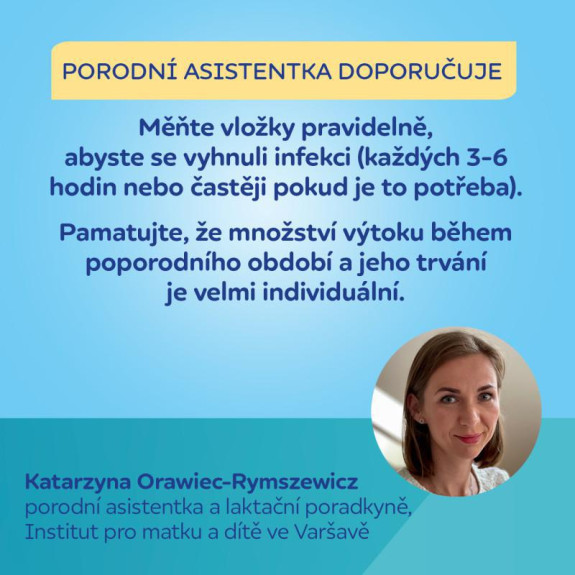 Popôrodné vložky s krídelkami denné 10 ks