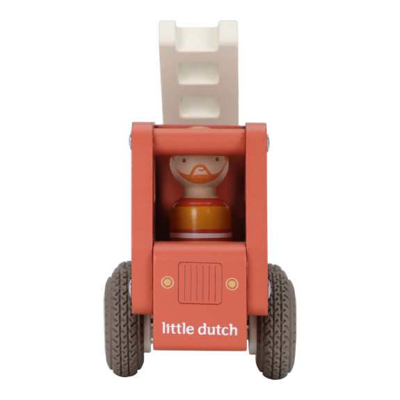 Hasičské auto drevené Little Dutch