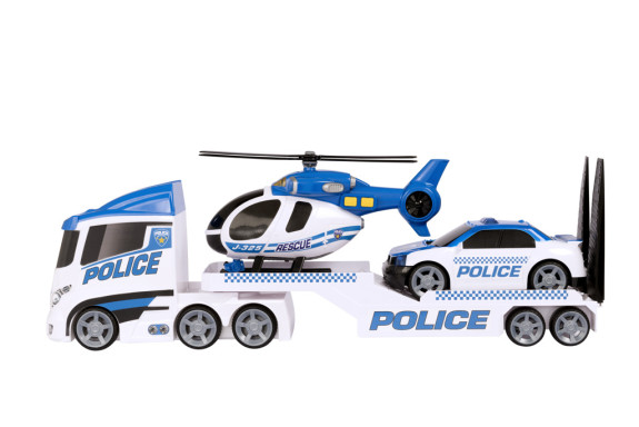 Policajná preprava helikoptéry so zvukom a svetlom Teamsterz