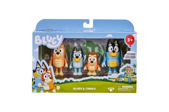 Bluey rodinka 4 figúrky
