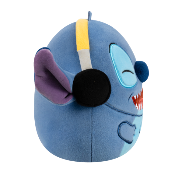 Squishmallows Disney Stitch so slúchadlami, 25 cm