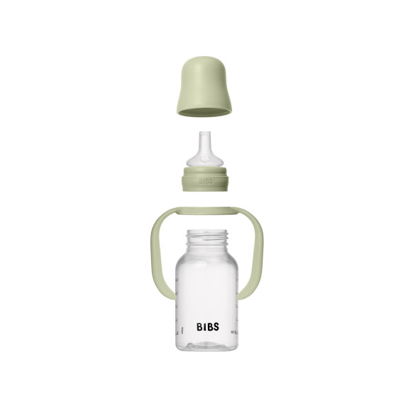 Detská fľaša so silikónovým náustkom 150 ml Bibs