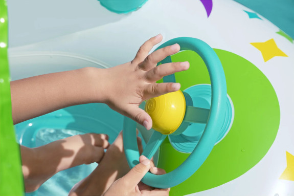 Detský nafukovací čln so strieškou Space Splash Bestway
