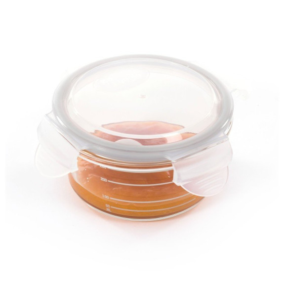 Sklenené misky s viečkami B-Glass Bowls 280 ml Bo Jungle