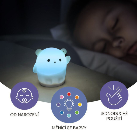 Silikónové závesné LED svetielko Zopa