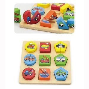 Drevené puzzle vkladačka - doprava Viga