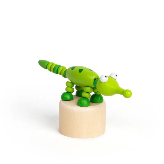 Drevené mačkacie zvieratká Safari Bigjigs Toys