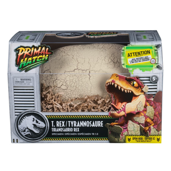 Dino interaktívne T-rex liahnuce sa z vajcia