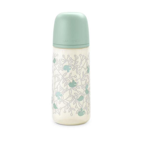 Dojčenská fľaša 360 ml fyziologická L Birdies Suavinex