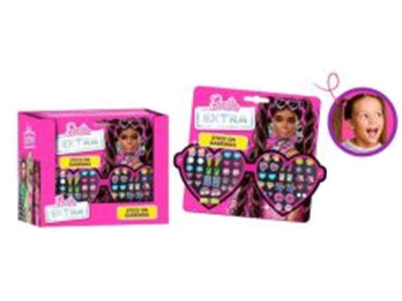 Nalepovacie náušnice 28 párov Barbie