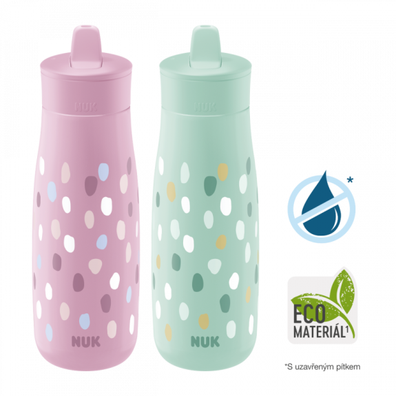 Fľaša Mini-Me PP Flip 450 ml 12m + Nuk