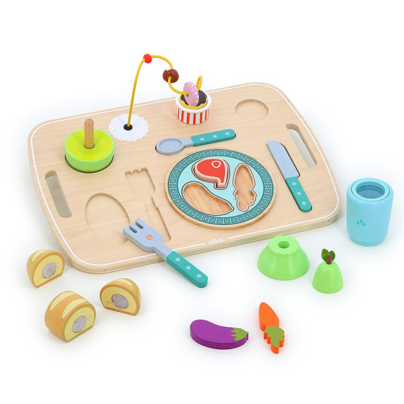 Activity board Podnos s jedlom Vilac